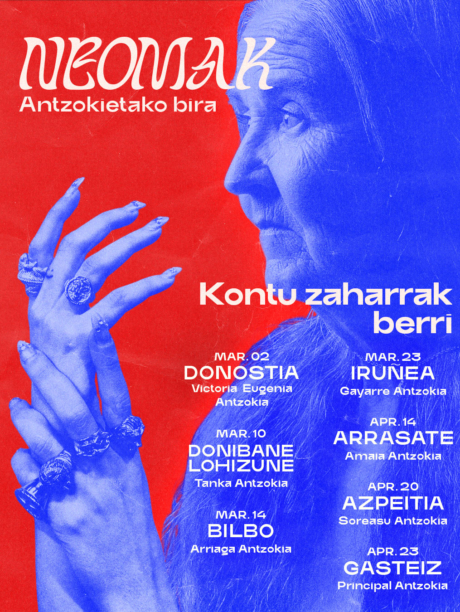 2 poster gira neomak kontu zaharrak berri