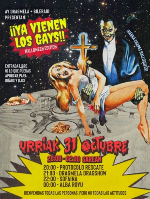 3 poster fiesta halloween collage digital